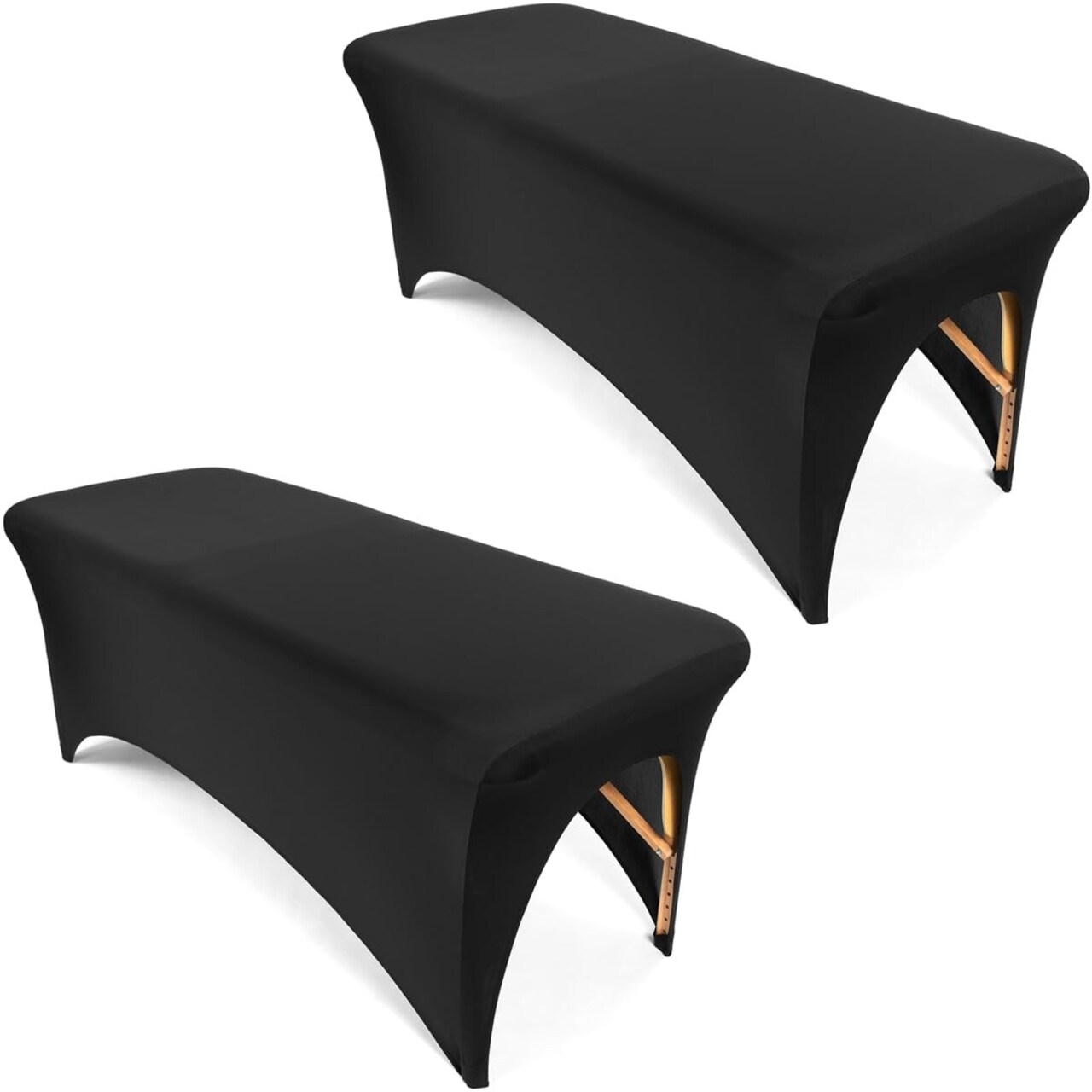 2Pack Lash Elastic Spandex Bed Cover Versatile Tablecloth Reusable Washable 6ft